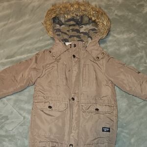 Oshkosh B'gosh Tan Hooded Parka